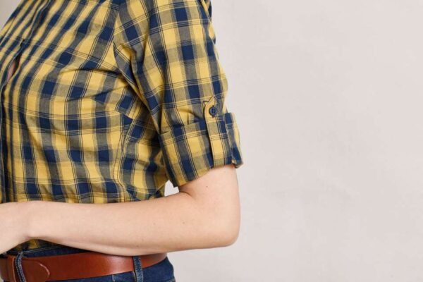 PR350 CĂMAȘA 'MULLIGAN' CHECK - WOMEN'S LONG SLEEVE COTTON - imagine 2