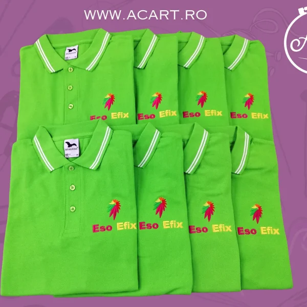 tricou polo brodat